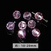 Cuentas Sueltas de Amatista Lavanda Natural en Forma de Corazón, Cuentas Espaciadoras de Corazón Transparente Color Melocotón Morado Claro, Accesorios para Manualidades con Cuentas Hechos a Mano, Venta al por Mayor desde el Fabricante