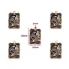 Accesorios para Joyería de Aleación con Goteo de Aceite DIY Colgante de Tarot Collar Pulsera Pendientes Llavero Colgante W441