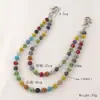 Cadena de Cintura de Bola de Diamante de Arcilla para Joyería de Exportación Transfronteriza Cadena de Pantalones Corporal Cadena de Cintura de Acero Inoxidable con Perlas Moda Nicho Hecha a Mano