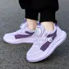 ¡Guau! Zapatos para Niñas, Nuevos Modelos de Primavera, Tenis Infantiles con Hebilla Giratoria, Zapatos Ligeros de Piel para Correr para Niñas Mayores