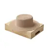 Sombrero de Sol de Verano Parte Superior Plana Sombrilla Sombrero de Paja Retro Protección Solar Viaje Sombrero para el Sol de Playa Sombrero de Paja