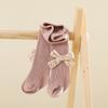 Meia-calça infantil 2022 primavera e verão novo laço de amor leggings infantis torção coreana meia-calça de bebê