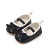 Zapatos Nuevos de Lentejuelas para Bebé Niña Zapatos de Princesa Lazo 0-1 Año Suela de Goma Zapatos para Niño Pequeño