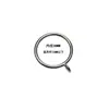 Anillo Gancho Anillo Anillo Bucle Anillo Cerrado Universal Accesorios para Cortinas 10 Anillos Colgantes Anillos Colgantes Piezas Metal Romano Madera Europeo Otro