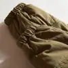 Northern Frontier Marca de Moda Americana para Hombres 2025 Invierno Nuevo Estilo Patrón de Calabaza Chaqueta de Algodón para Hombres Cuello Alto Abrigo de Algodón Abrigo Exterior Cálido y Grueso