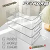Caixa Organizadora de Armazenamento PET Transparente Cesta Organizadora de Maquiagem para Mesa Tipo Gaveta Estante Empilhável Caixa de Armazenamento de Grande Capacidade