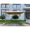 Sombrilla Exterior Protección Solar Cafetería Villa Patio Ocio Exterior Comercial Grande Doble Techo Paraguas Romano Venta al por Mayor