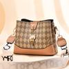 Bolso Pequeño Bolso de Mujer 2022 Nuevo de Moda Bolso Cubo Estilo K Simple Casual Estilo Occidental Bolso de Hombro Cruzado Portátil