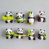 Imanes de Nevera de Panda de Ocho Bambúes Tridimensionales Souvenirs de Viaje de Sichuan Decoración del Hogar Imán Magnético Pegatinas de Mensajes Magnéticos