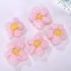Flor hecha a mano de 4 cm, accesorios para el cabello, joyería artesanal, ropa, zapatos y accesorios, teme a la flor del ciruelo.