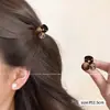 Pinza para el pelo de lazo con flequillo estilo princesa, nuevo y exquisito pinza de garra pequeña con diamantes de imitación 2026, pinza pequeña para el lateral del cabello