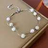 Pulsera nueva de perlas estilo chino, estilo courtly vintage, elegante y dulce, fresca y encantadora, joyería estilo vacacional al por mayor