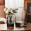 Vaso de vidro simples Alto valor Água-nutritiva Restaurante Vaso Arranjo de flores Decorações de alta qualidade Ins Estilo