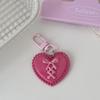 Distintivo Strap Bow Love Chaveiro Y2K Menina Mochila Escolar Pingente Acessórios Doce Menina Acessórios Pingente