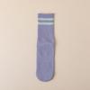 Meias de Yoga Femininas, Algodão Puro de Verão com Silicone Antiderrapante para Pilates e Corrida, Meias de Cano Médio Antibacterianas e Desodorantes, Meias Zhuji