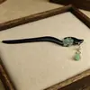Horquillas Florales Transfronterizas Europeas y Americanas de Estilo Antiguo con Elementos Han, Horquillas de Personalidad Vintage de Moda, Accesorios para el Cabello de Lujo Ligero de Alta Gama para Mujeres