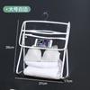 Bolsa de Pendurar Transparente para Banheiro Bolsa de Armazenamento Pendurada à Prova d'Água Bolsa de Pendurar na Parede do Banheiro Acabamento para Roupa Íntima à Prova de Poeira