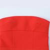 Comércio exterior atacado estilo europeu e americano moda verão 2025 temperamento justo tubo de peito vestido curto feminino E62561