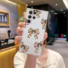 Estilo minimalista ins japonés y coreano, estampado con un lazo de mariposa, funda de teléfono transparente para Galaxy S25, funda protectora de cobertura total para S26+