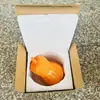 Calabaza Artificial de Halloween Fruta y Verdura Cerámica Tarro Sellado para Té Pequeños Adornos Polvo de Incienso Utensilios para Velas Botellas Vacías