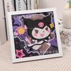 Pintura de diamantes Culomi Sanrio para niños, hecha a mano, pegatina de diamante DIY, Hello Kitty, pintura de mampostería de medio diamante, venta al por mayor