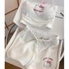 Lindo Set de Tirantes de Dibujos Animados de Hello Kitty para Mujer, Nuevo Estilo de Verano para Niñas y Estudiantes, Shorts Dulces con Cordón, Ropa para el Hogar