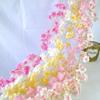 135 cabeça simulação flor de cerejeira trepadeira casamento arco de casamento janela de fotografia pendurado trepadeira de flor decorativa flor de seda diy