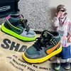 Sapatos de Cobertura Impermeáveis Infantis para Primavera e Outono Tênis Esportivos Leves de Cano Alto para Meninos Calçados Infantis Tênis Casuais de Cano Baixo com Solado Macio para Meninas