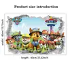 Pegatinas de Pared Infantiles Transfronterizas de Comercio Exterior Pegatinas Autoadhesivas de Decoración para Habitación Infantil de Dibujos Animados 3D Patrulla Canina