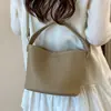 Bolsa Tote Pequena Super Moderna para o Trabalho Feminina 2026 Nova Popular de Verão Exquisita Única Ombro Transversal Balde