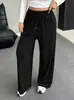 2026 Aliexpress Europeo y Americano Transfronterizo Otoño Comercio Exterior Nuevo Estilo Mujer Cintura con Cordón Rectos Casuales Holgados Pantalones