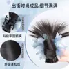 Moño de Peluca con Estilo de Moño Plumado, Nuevo Estilo Chino con un Ambiente Genial, Moño de Encaje, Moño de Capullo de Flor, Potenciador de Volumen del Cabello, Moño de Clip