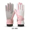 Luvas de Inverno Personalizadas Quentes, Repelentes à Água e à Prova de Vento, Luvas para Esportes ao Ar Livre, Ciclismo, Tela Sensível ao Toque, Forradas com Fleece, Luvas de Montanhismo e Esqui