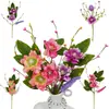Peônias artificiais, espigas de trigo, ovos coloridos, frutas vermelhas, galhos decorativos, decorações de feriado, itens para festas de primavera e verão, flores de exportação, flores artificiais