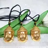 Collar Colgante Cabeza de Buda Grande Tathagata Cadena de Caballa Vietnamita Tienda de Oro Igual en Línea Celebrante Suministro de Joyería en Vivo