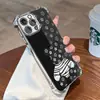 Celebridade da Internet Marca da Moda Urso Violento Capa para Celular Apple 16/17 Promax Airbag nos Quatro Cantos Anti-Queda Capa Macia Iphone15