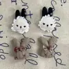 Conejo de Peluche con Botones Accesorios de Lazo Pinzas para el Cabello Fundas para Teléfono Bolsos Zapatos Calcetines Accesorios de Ropa Decoraciones DIY