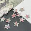 Botones coloridos pequeños de peces, mariposas, monedas, nubes, estrellas, triángulos, de dos agujeros irregulares y color degradado para ropa de niños y mujeres DIY