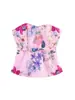 2025 Estilo Europeo y Americano Transfronterizo Patrón Floral Transfronterizo Amazon Verano Top Corsé con Cinturón + Pantalones