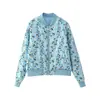 Estilo Europeo y Americano Invierno Nuevo Moda Femenina Chaqueta Bomber Retro Abrigo de Algodón Suelto Casual Top Corto
