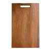 Tabla de Cortar de Madera Maciza Venta Directa de Fábrica Personalizada Tabla de Cortar de Doble Cara Utilizable con Asa para Uso Doméstico Tabla de Cortar de Madera de Acacia Madera