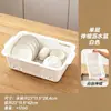 Estante de Drenaje para Fregadero de Cocina Bnbs, Estante para Platos, Cesta con Filtro de Agua para Lavar Platos y Verduras