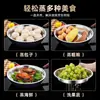 Bandeja de Acero Inoxidable para Cocinar al Vapor para Wok, Cesta Redonda para Cocinar al Vapor para Panes al Vapor y Dumplings, Bandeja de Vapor Engrosada y Profundizada para Uso Doméstico, Vaporera Separadora de Agua