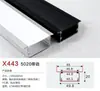 Luces LED Lineales Cuidadosamente Seleccionadas, Luces Lineales Empotradas, Tiras de Luz Montadas en Superficie con Perfil de Aluminio, Luces Lineales para Techo de Doble Párpado con Canal de Aluminio