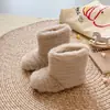 Botas Curtas de Pelúcia para Meninas 2026 Inverno Novas Botas Infantis Algodão de Duas Camadas com Pelúcia Botas de Algodão Sapatos de Algodão Botas de Princesa para Meninas Tendência