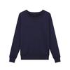 Suéter de cuello redondo al por mayor de fábrica para mujer, primavera y otoño, cuatro estaciones, regular, color liso, casual, estilo coreano, talla grande, procesamiento de etiquetas para mujer