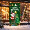 Decorações de Natal Pano Pendurado de Natal Cenário de Loja Layout Atmosfera Adereços Bandeiras de Puxar Enfeites Suprimentos para Decoração de Festa