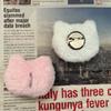 Broche de Cabeza de Animal de Dibujos Animados de Peluche Gatito Conejito Colgante para Bolso Accesorios para Ropa de Boda Venta al por Mayor Joyería Artesanal