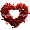 Guirnalda de Amor Nueva para el Día de San Valentín Transfronteriza Decoración Colgante de Rosa de Tela Tridimensional Decoración para Fiesta de Bodas Decoración para Coche de Bodas