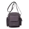 Bolso de Tela de Nylon Simple y Ligero para Mujer, Nueva Tendencia de Moda, Bolso Cuadrado Pequeño Casual para Viaje, Bolso de Hombro Cruzado Versátil